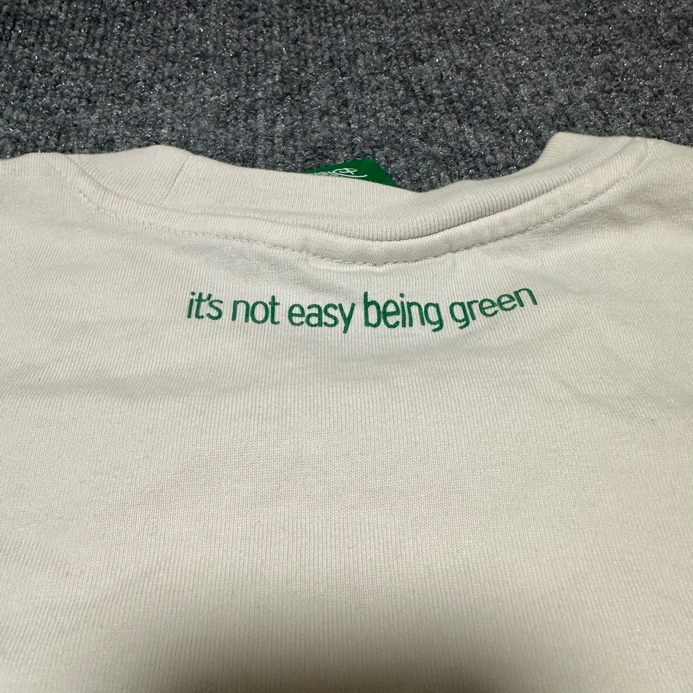 Adidas Disney Kermit the Frog Stan Smith Graphic Tee Off White Mens Medium - Picture 4 of 6